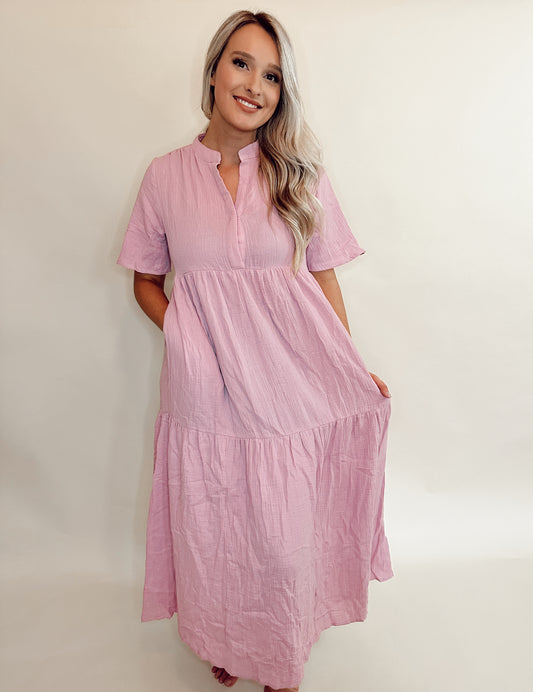 Maxi Dress-Lilac